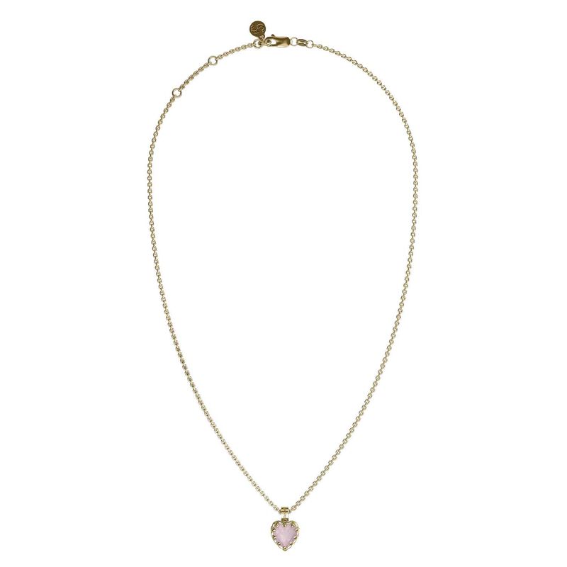 Stolen Girlfriends Club Love Claw Necklace Rose Quartz image number 0
